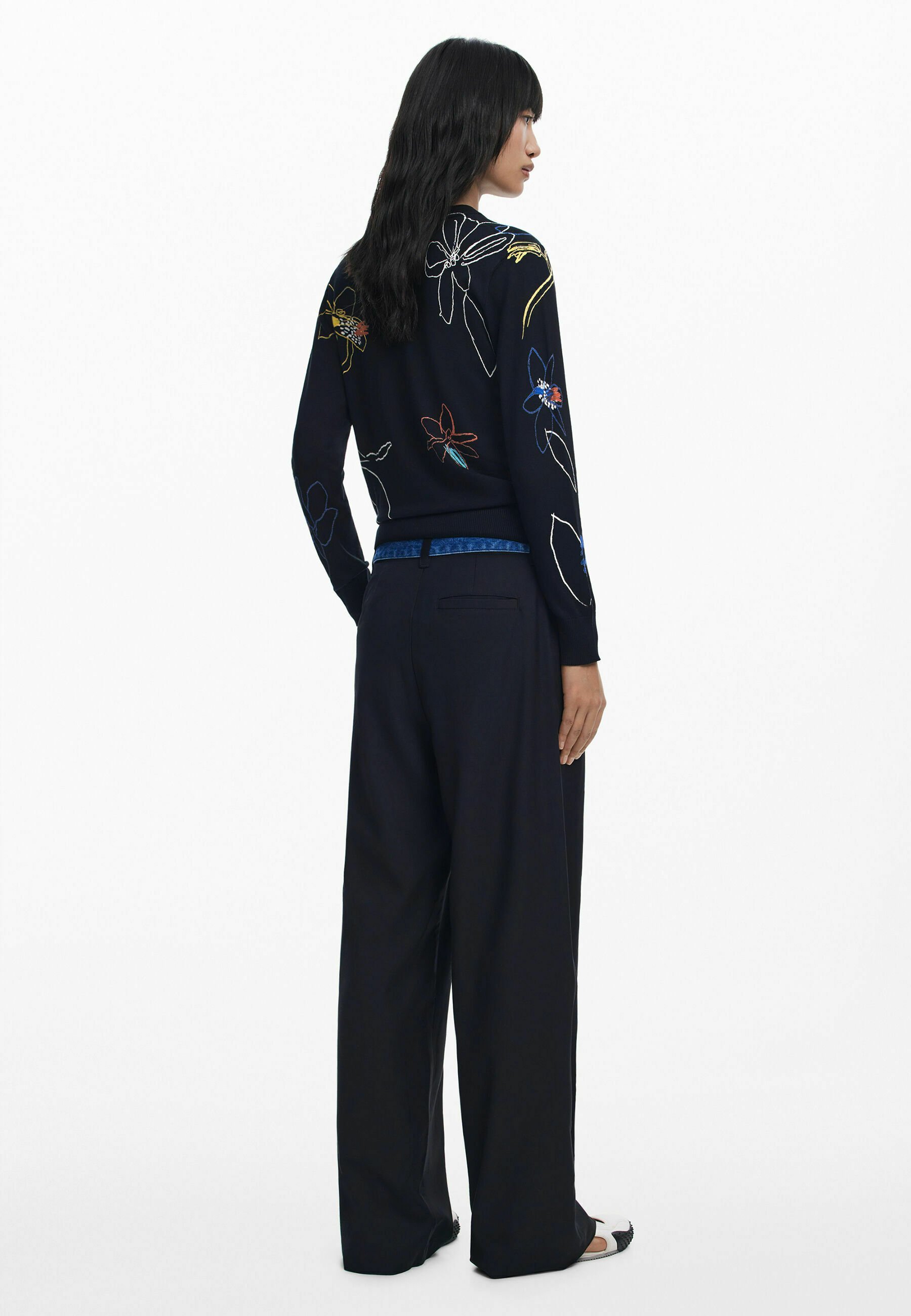 Desigual COMBINED - Broek - zwart