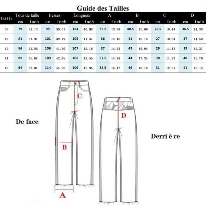 Pantalones vaqueros de hombre, corte recto, elásticos y resistentes, corte ajustado - Azul marino oscuro