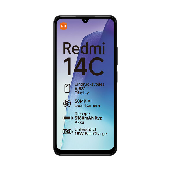 Smartphone Redmi 14c 256GB inkl. Redmi Buds 6 Play