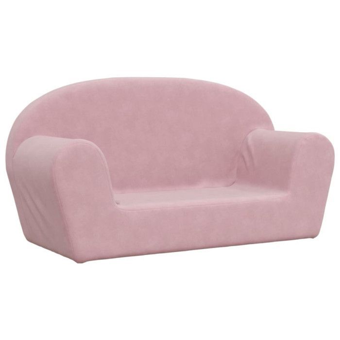 vidaXL Canapé pour Enfants 2 Places, Mini-canapé avec Housse Amovible, Canapé pour Tout-petits, Meuble de Chambre d'Enfant, 356991