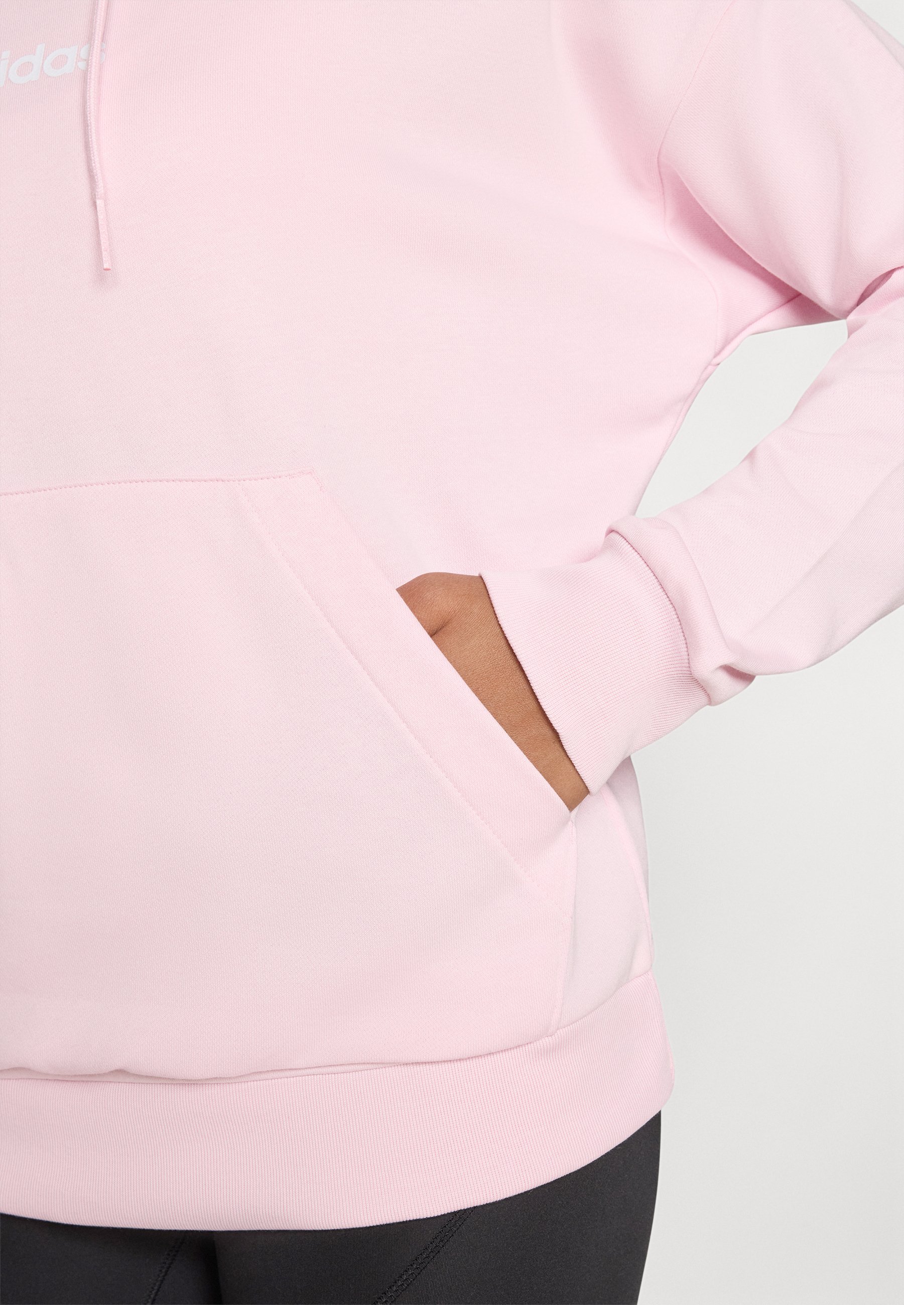 Sweat à capuche adidas Sportswear - rose transparent/blanc