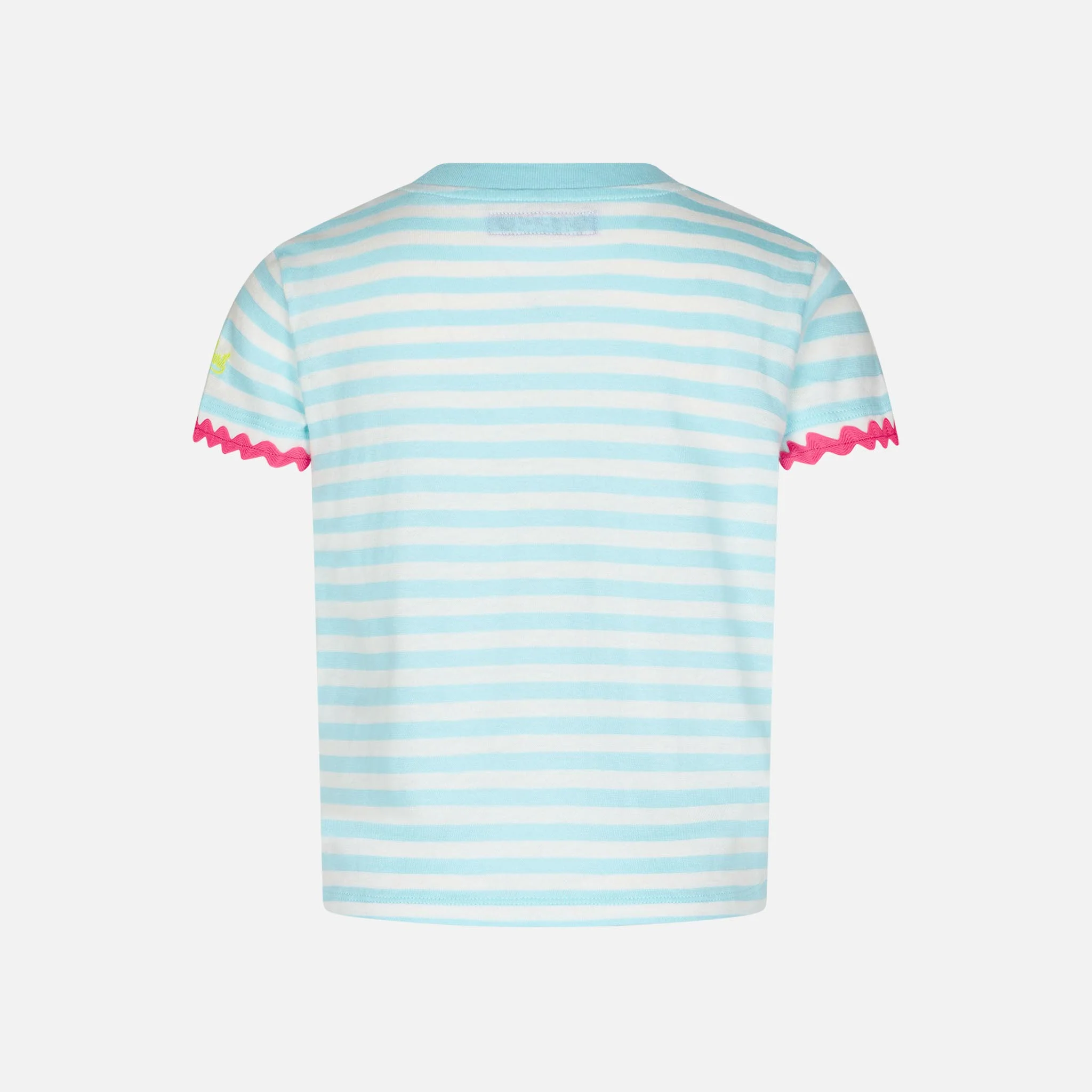 Geborduurd gestreept baby-T-shirt van Saint Barth