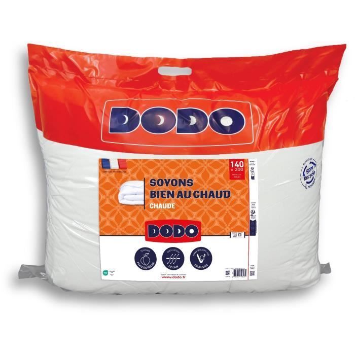 DODO - Edredón - Agradable y cálido - 140 x 200 cm - 400 g/m² - VOLUPT'AIR - Blanco