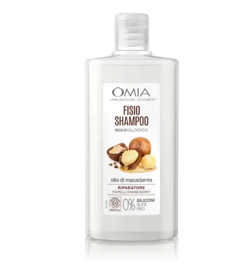 OMIA Omia Macadamia Ecobio Champú 200 ml Cabello dañado