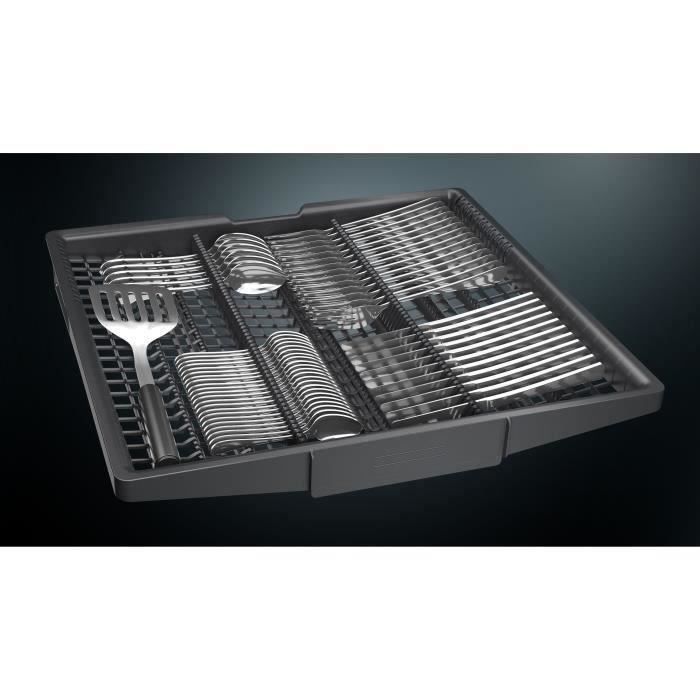 Lave-vaisselle tout encastrable SIEMENS SN63HX10VF iQ300 - 14 couverts - 46 dB - tiroir à couverts - 6 programmes