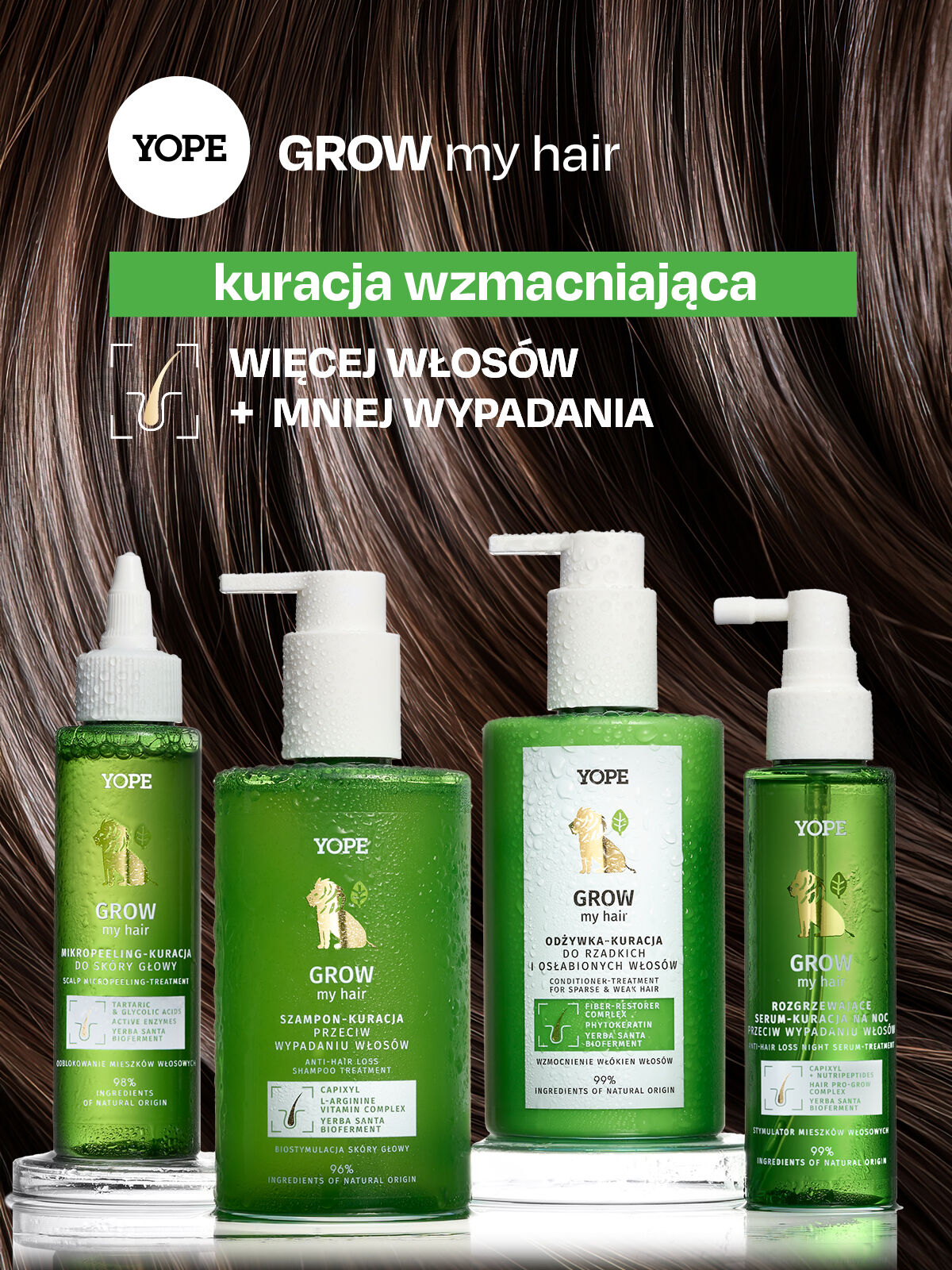 Yope, lass meine Haare wachsen