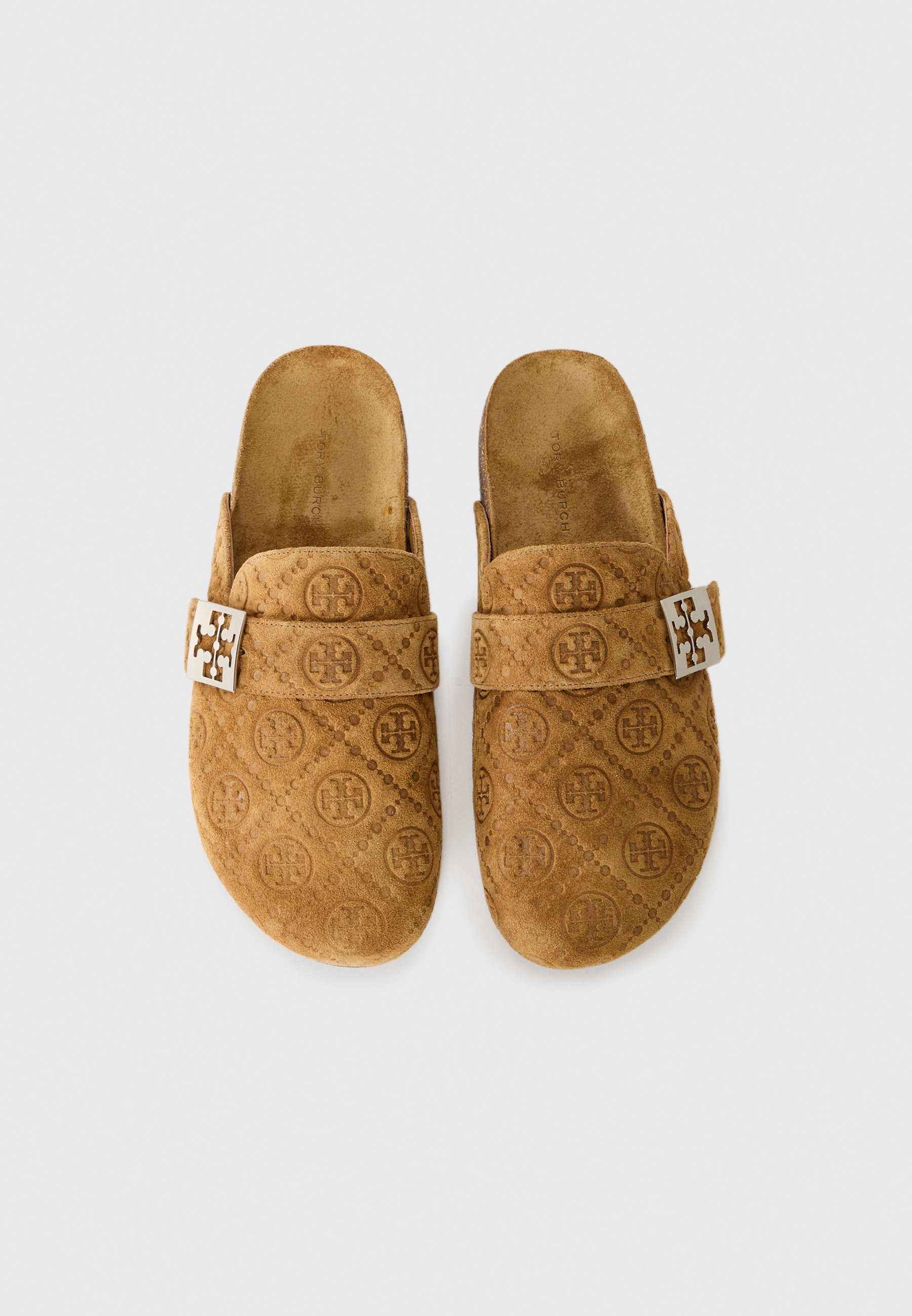 Tory Burch MELLOW - Nazouvací boty - zlatavě hnědá/stříbrná