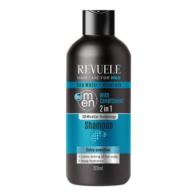 Revuele 2-i-1-sjampo med sjøvann og mineraler 300 ml 300 ml