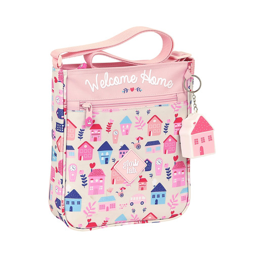 Safta M431 Bandolera, Rosa Claro, Mediano Unisexe Enfants
