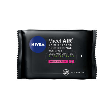 Nivea MicellAIR -meikinpoistoainepyyhkeet kasvoille 20 kpl 20 kpl