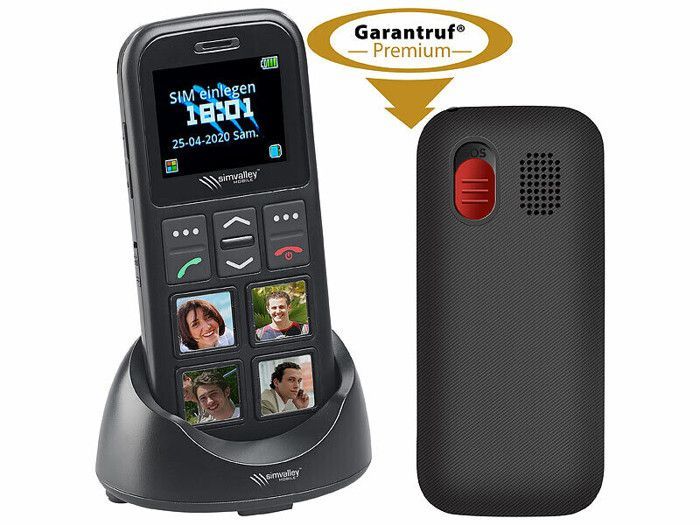 Celular 4G RX-850, ideal para idosos, com chamada de emergência e GPS.