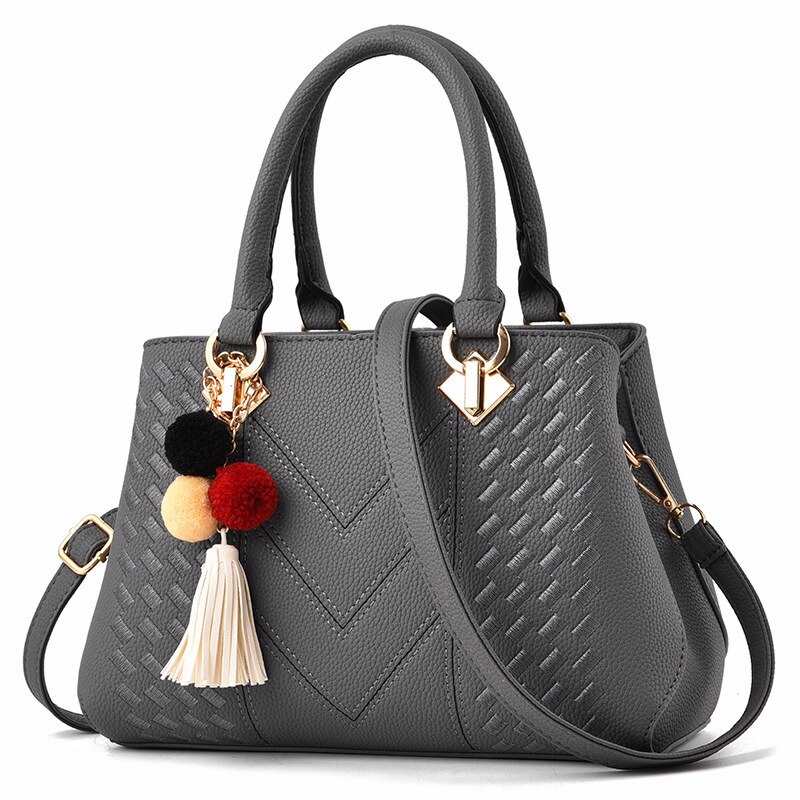 Sac à bandoulière de luxe en cuir PU pour femme, sac cabas grande capacité, bolsa feminina