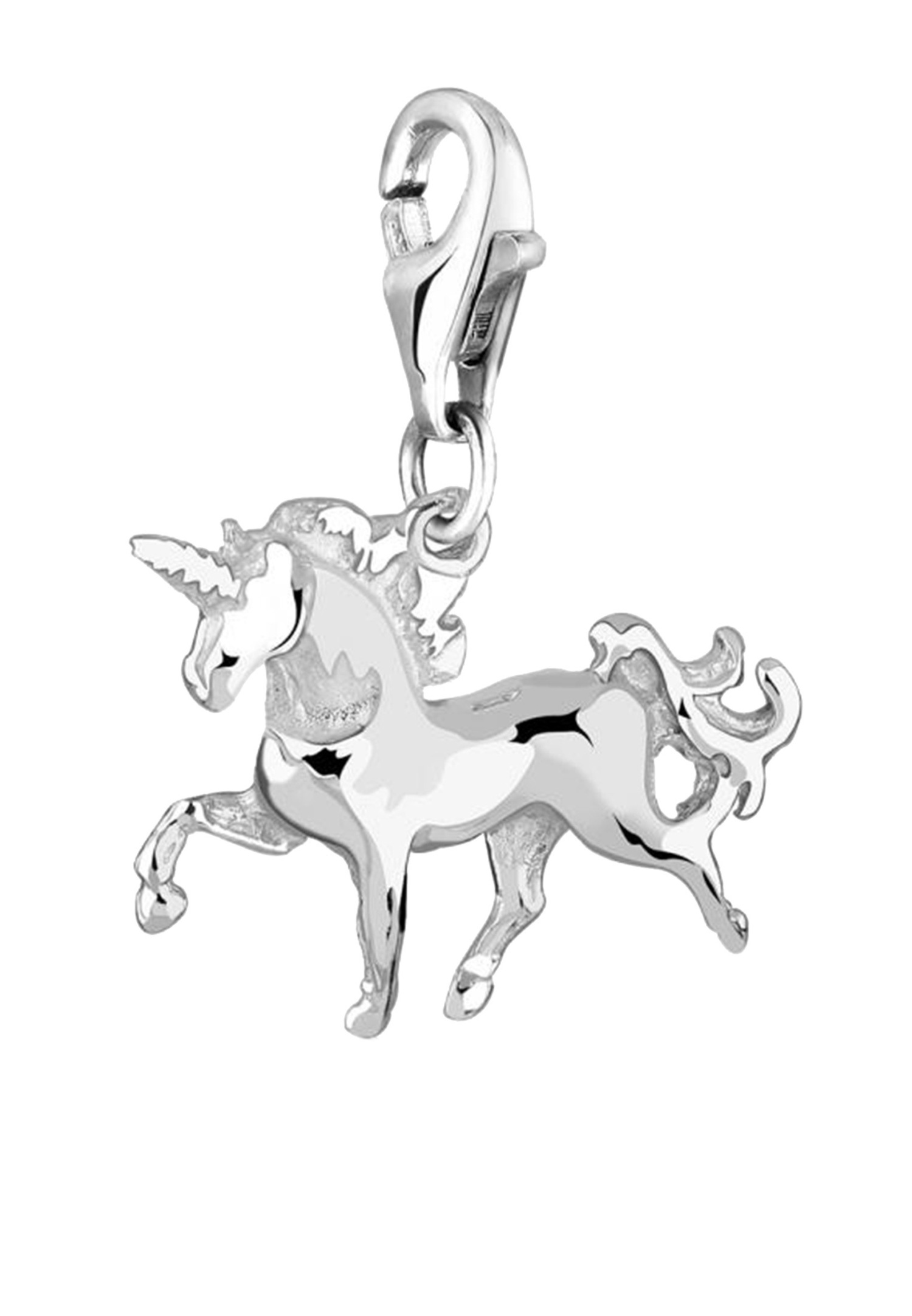 Nenalina Licorne Trend Blogger Pendentif Femme - (925/1000) Argent Plaqué Or