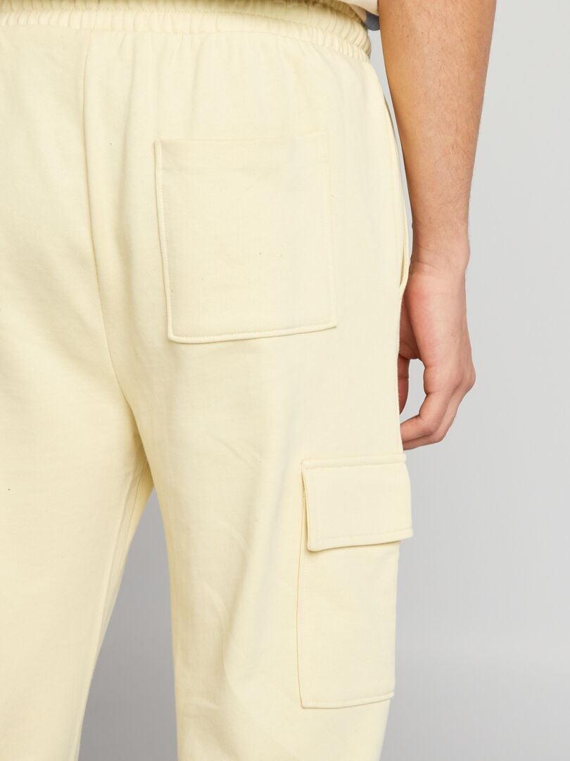 Joggingbroek met meerdere zakken - BEIGE