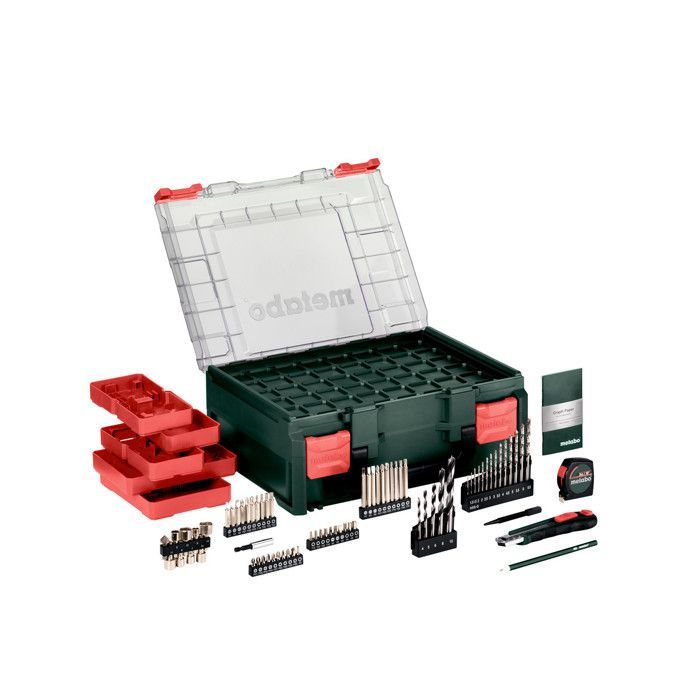 Trapano/avvitatore a batteria 18V BS18 - METABO - con 2 batterie da 18V 2.0 Ah - Caricabatterie e valigetta accessori - 602207710