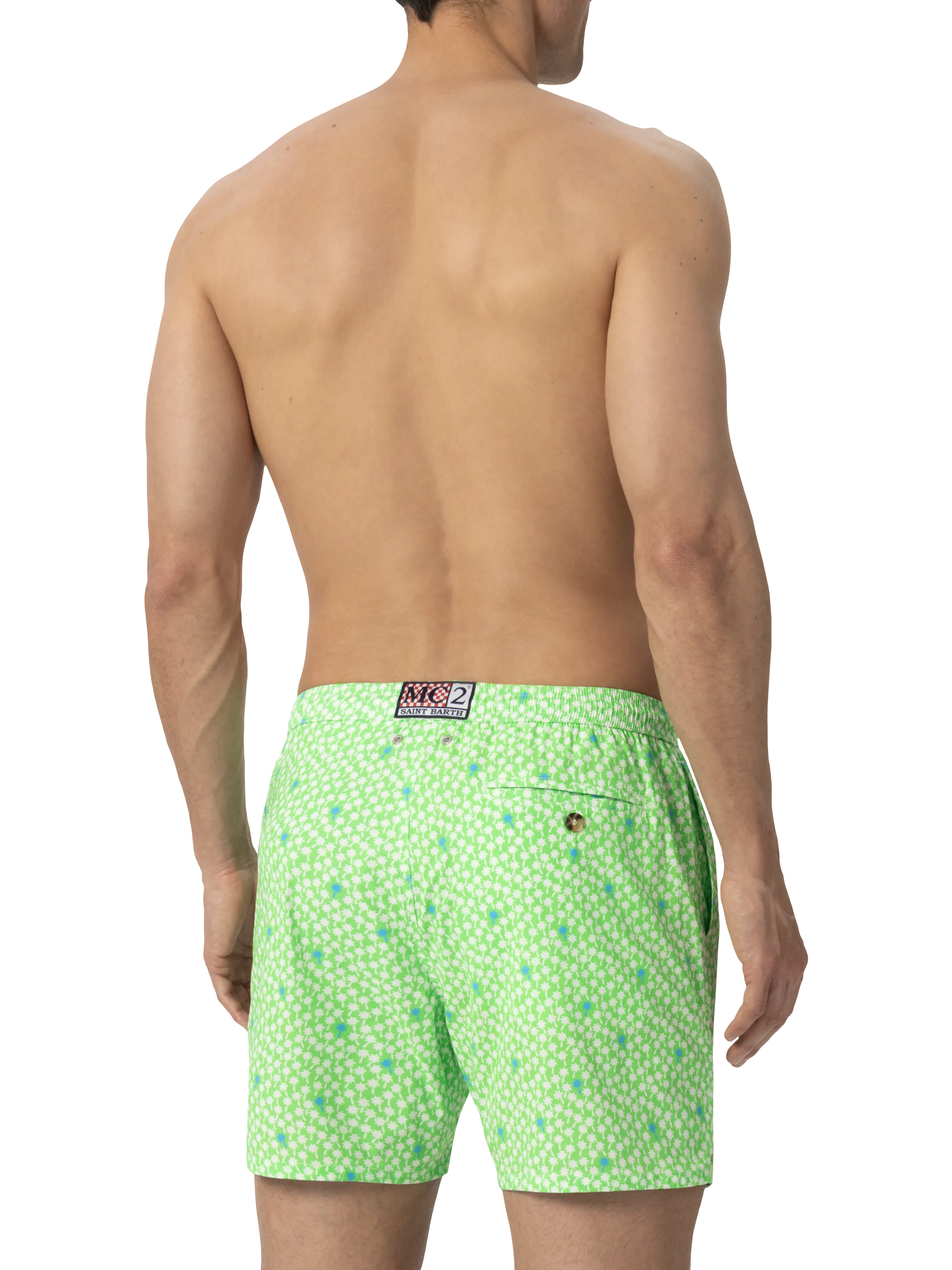 Comfortabele en lichte zwemkleding met palmprint