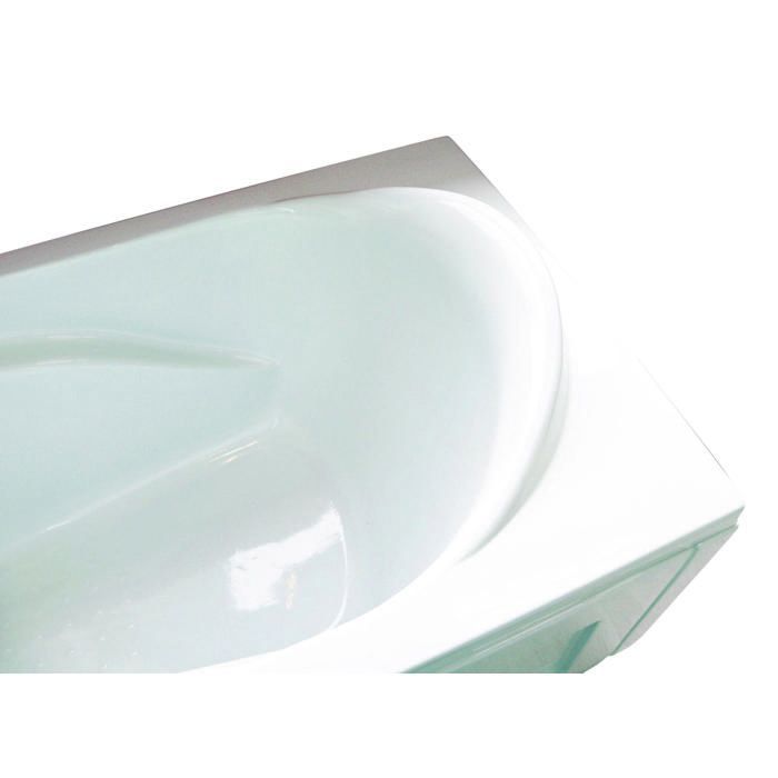Bañera ONDEE FANY - Bañera rectangular de 140x70cm - ABS y acrílico reforzado de 3 mm - Blanca