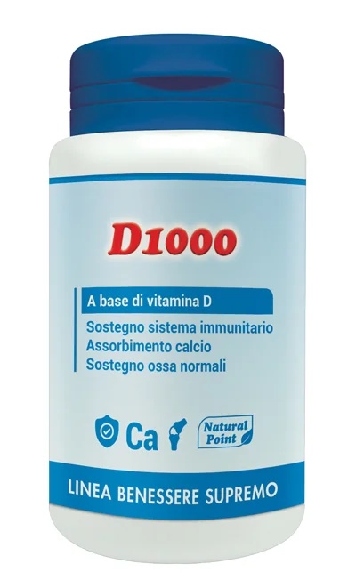 NATURAL POINT Vitamine D voedingssupplement Natural Point D1000 70 capsules
