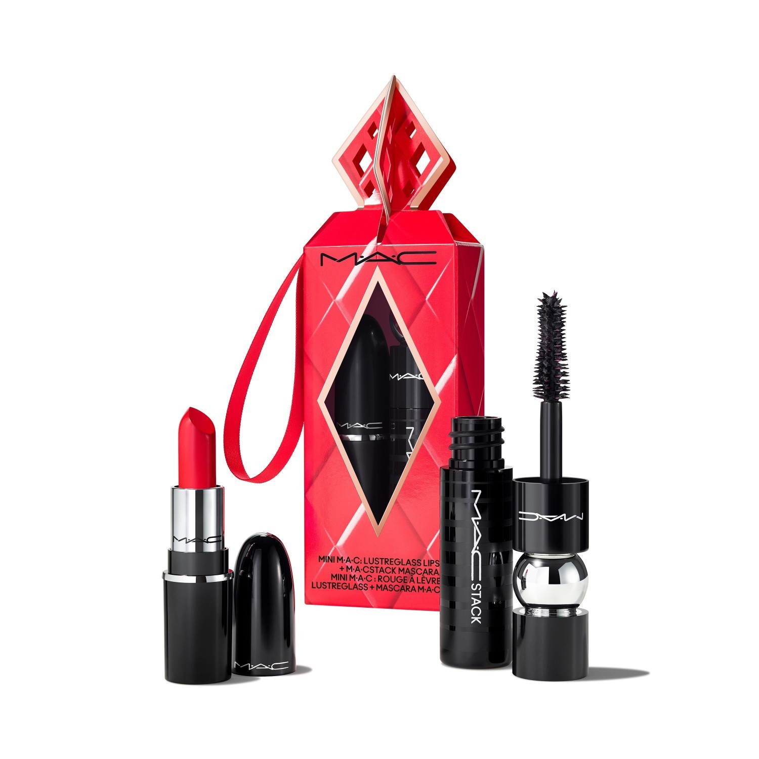 MAC Lusterglass Mini set za šminkanje usana i očiju – 1 komad