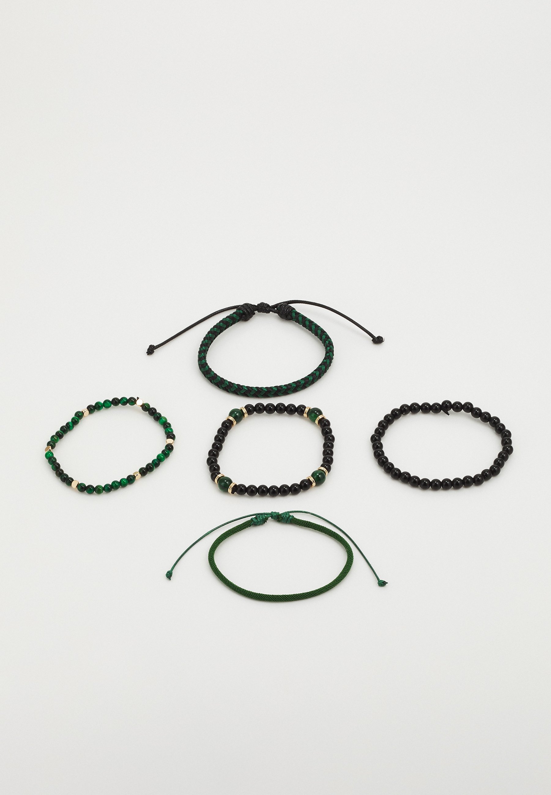 ALDO AFILATHIEN UNISEX 5-PACK - Armband - donkergroen
