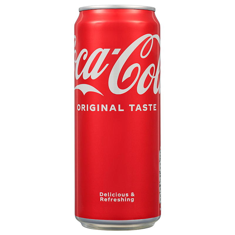 Coca-Cola Coca-Cola avec sucre 0,33 litre, canette