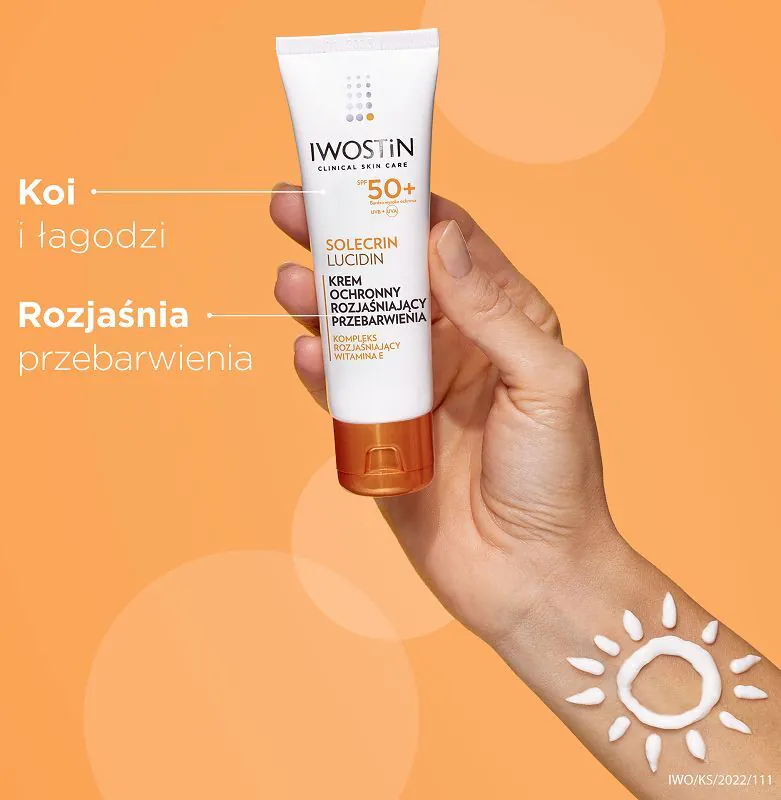 Iwostin Solecrin Lucidin Krem na przebarwienia SPF 50+