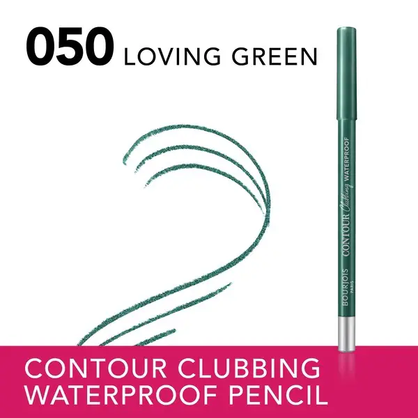 Tuș de ochi rezistent la apă Bourjois Contour Clubbing, verde iubitor