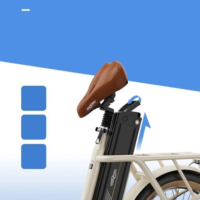 Bicicleta elétrica dobrável - ONESPORT - OT16-2 - 250W 48V 17Ah - 120KM - 20 polegadas