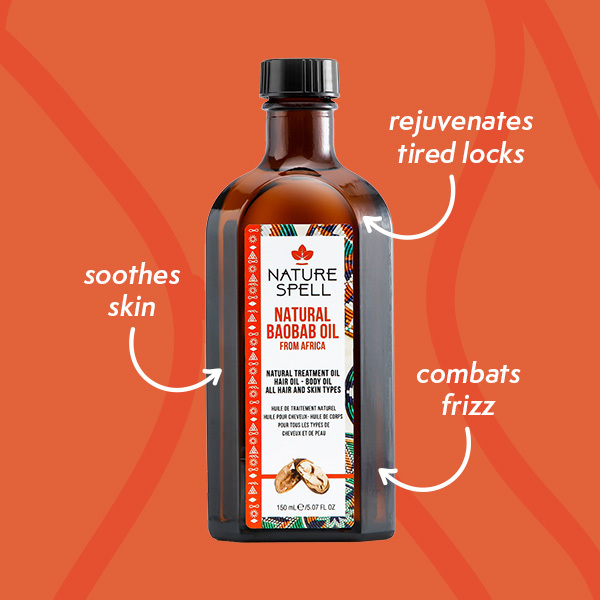 Nature Spell Baobab behandlingsolje for hår og kropp 150ml