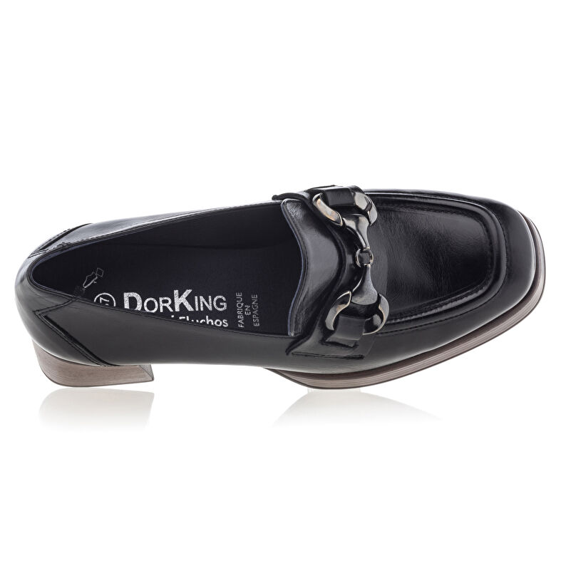 Schwarze Damen-Loafer/Bootsschuhe