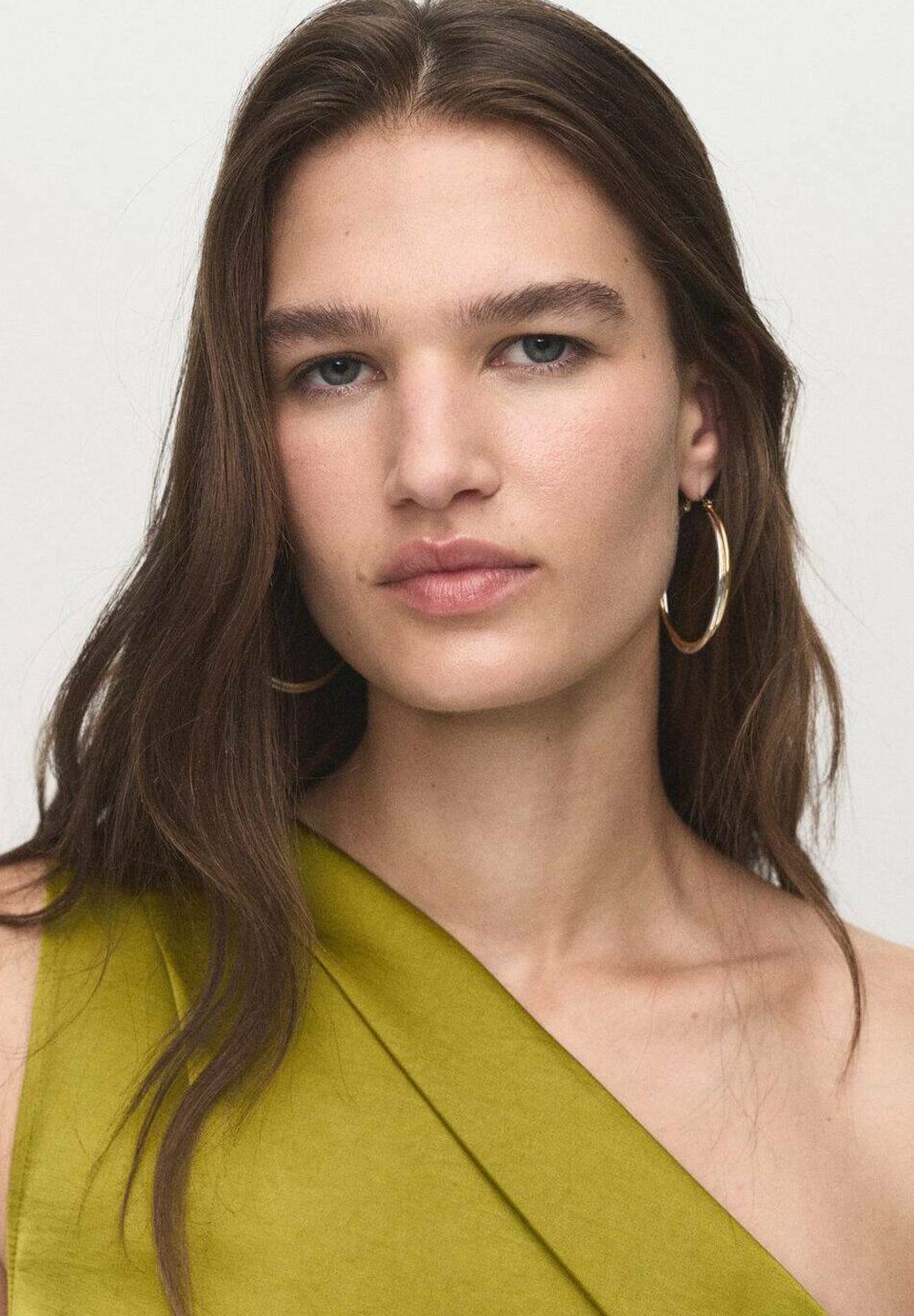 Mango maxi-jurk - olijfgroen