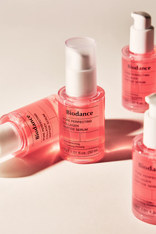 Sérum de peptídeos de colágeno Biodance Pore Perfecting: sérum regenerador e hidratante para poros dilatados e rugas.