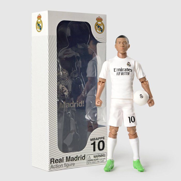 Figurine articulée - Real Madrid - MEGABLEU - Mbappé - 20 cm