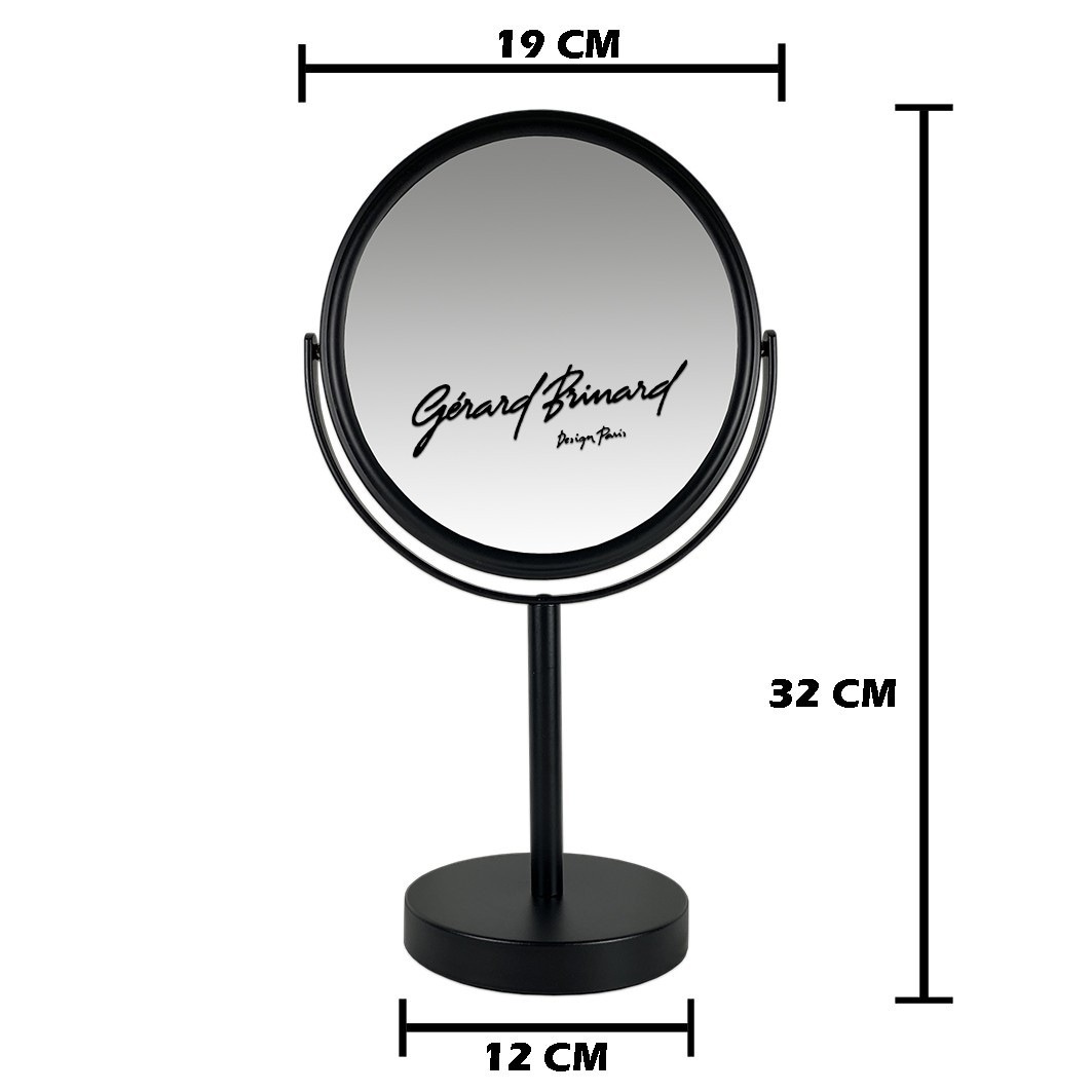 „Douglas Accessories“ kosmetinis veidrodėlis, metalinis – 5 kartų didinimas, 18 cm Ø – 1 vnt.