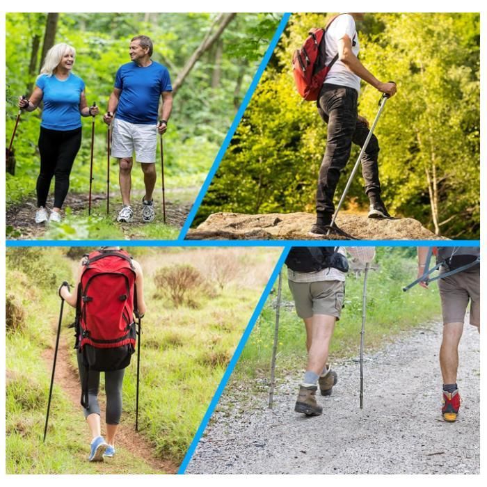 Pcs Walking Stick Tips, 11mm Rubber Protective Pads, Anti-Slip Hiking Stick Tips, Foot Caps