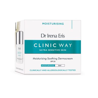 Dr. Irena Eris Clinic Way Hydratační zklidňující dermokrémový krém na obličej SPF 20 50 ml
