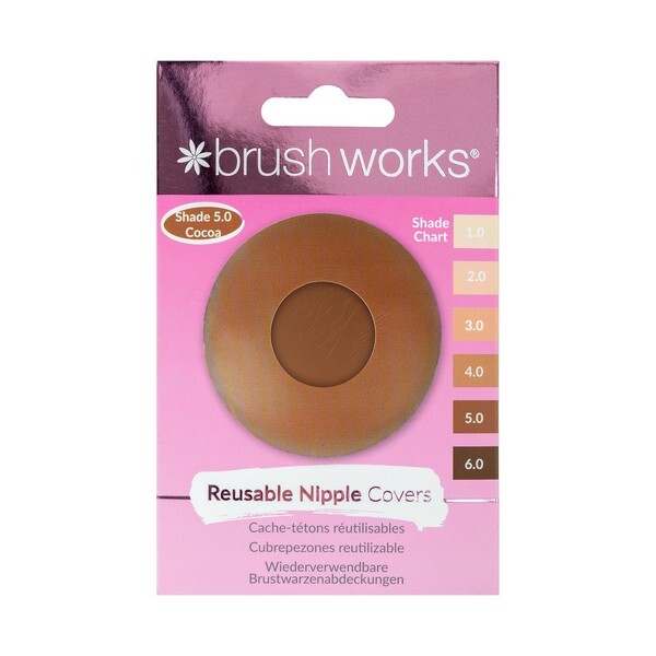 Brushworks gjenbrukbare silikon brystvortebeskyttelser farge 5.0