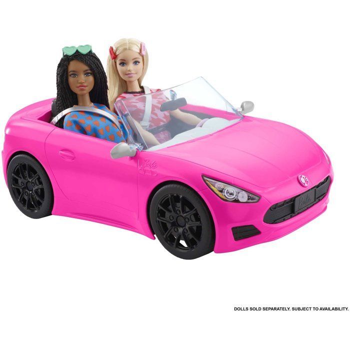Barbie - Auto decappottabile Barbie - Veicolo per bambole alla moda - Età 3+ HBT92