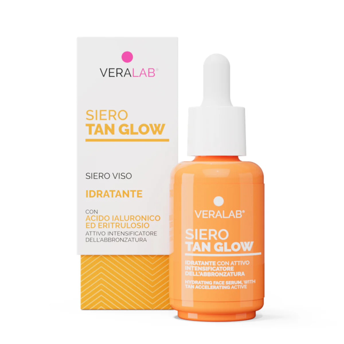 Sieri Viso Siero Tan Glow - Siero viso idratante, Preparatore Abbronzatura