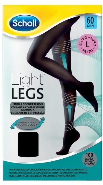 SCHOLL Scholl Light Legs Strumpfhose 20 DEN schwarz Größe L Mikrozirkulation