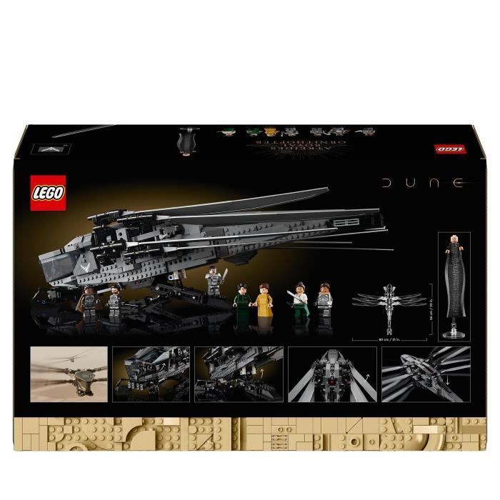 LEGO Icons Dune Atreides Ornitóptero Real, Set de Coleccionable para Adultos, Idea de Regalo para Mujeres, Hombres y Fans del Cine
