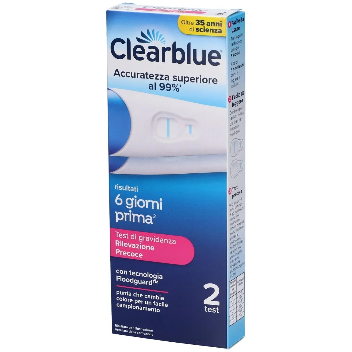Clearblue Frühschwangerschaftstest 6 Tage vor der Schwangerschaft