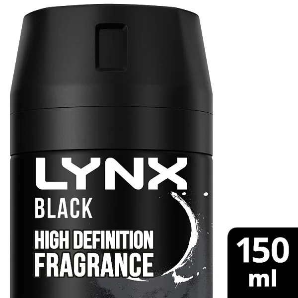 Lynx 48 Hour Aerosol tělový deodorant černý 150ml