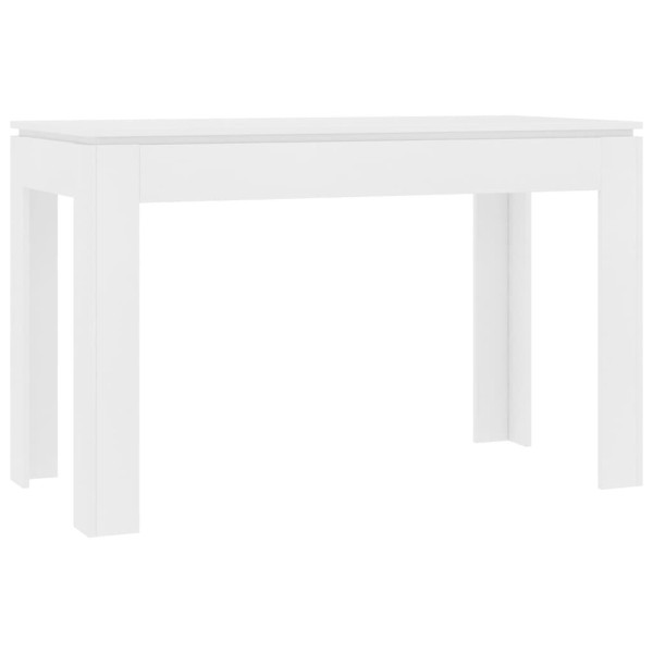 Stół jadalniany biały 120x60x76cm materiał drewnopochodny