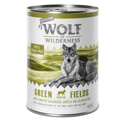 Wolf of Wilderness Senioren-Sparpaket 24 x 400 g