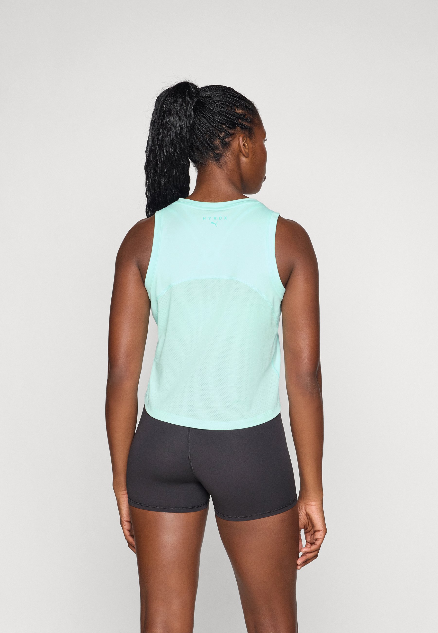 Puma HYROX THERMOADAPT CROP TANK - Top - mint melt