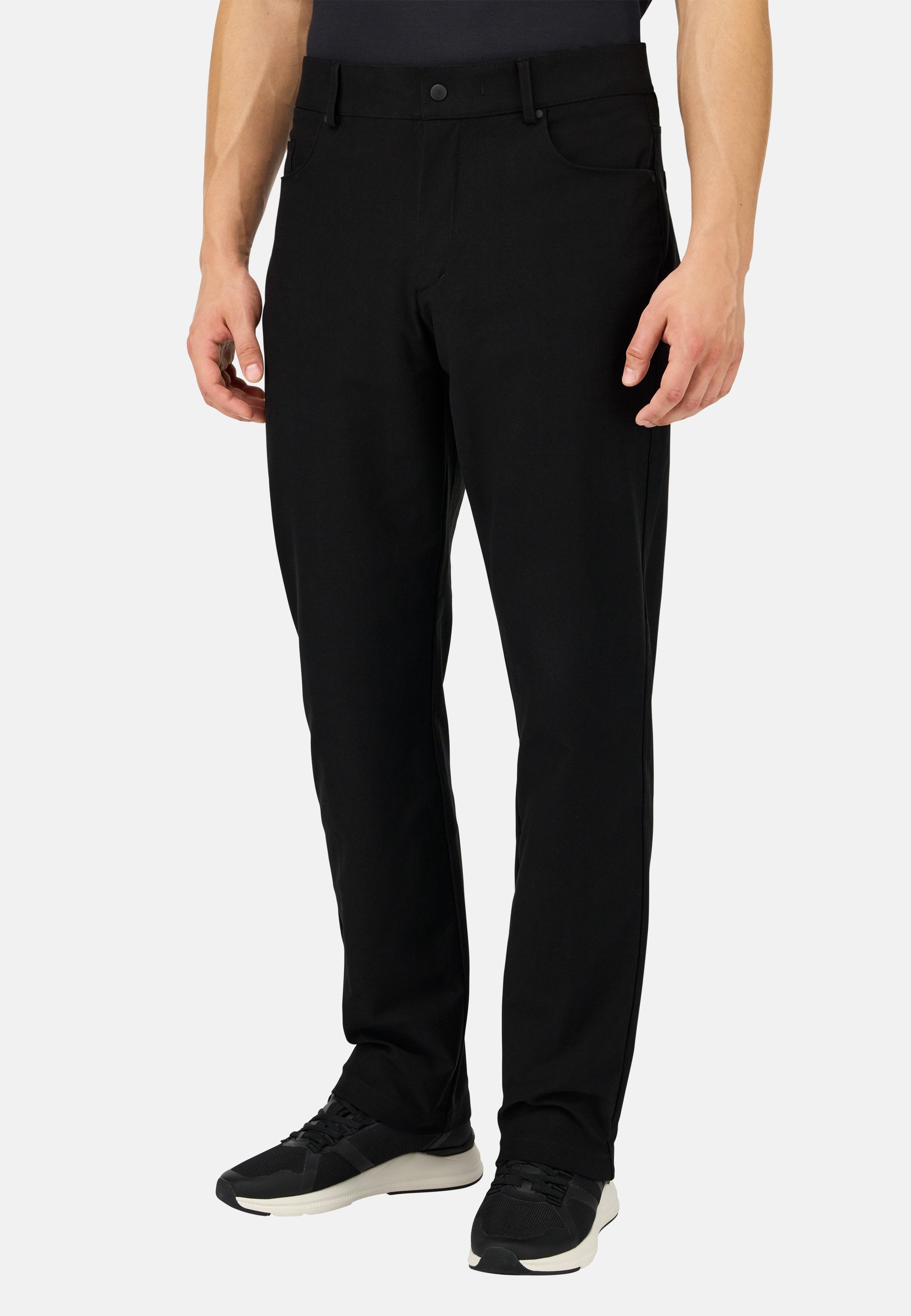 Boggi Milano B TECH IN TECHNICAL - Jeans Tapered Fit - nero