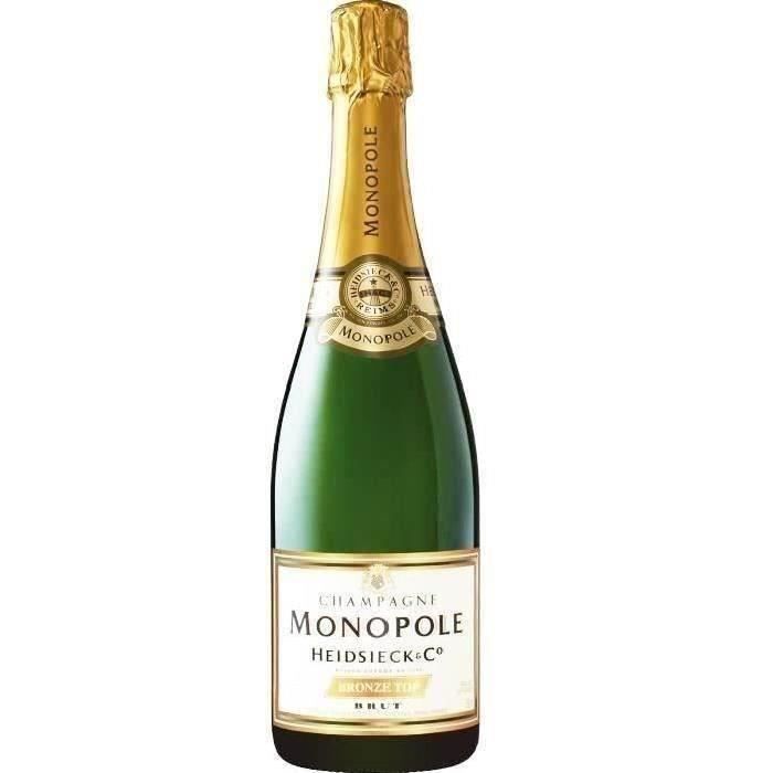 2 achetées + 1 offerte - Champagne Heidsieck Monopole Bronze Top - 75 cl