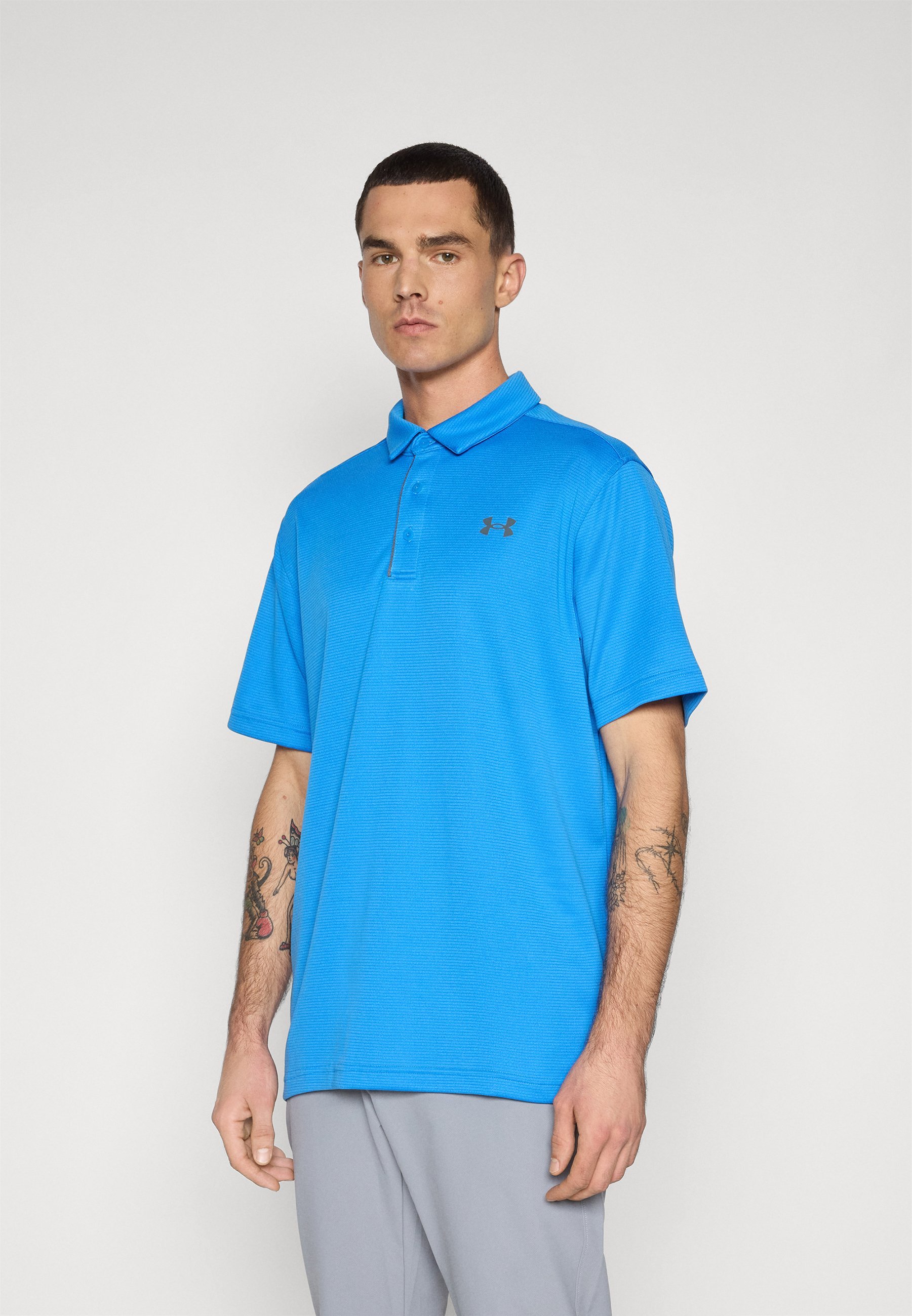 Under Armour TECH - Poloshirt - blauw Atlantis/pitch gray