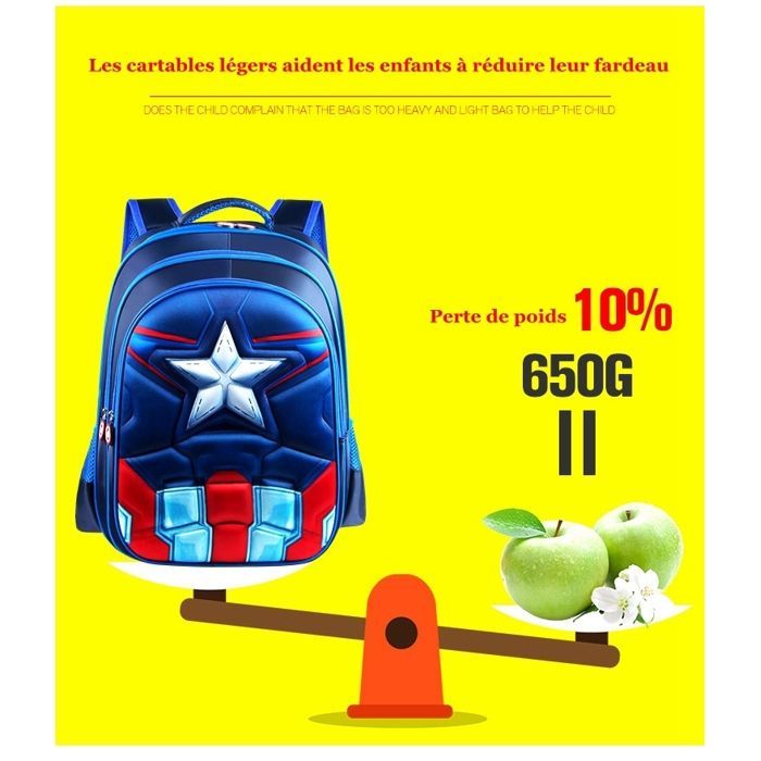 Mochila escolar infantil, ideal para niños de diferentes edades, cómoda y versátil, 30 x 18 x 36 cm.